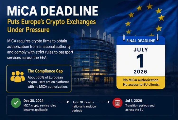 OKX Warns 60% of EU Crypto Users Remain on Unlicensed…